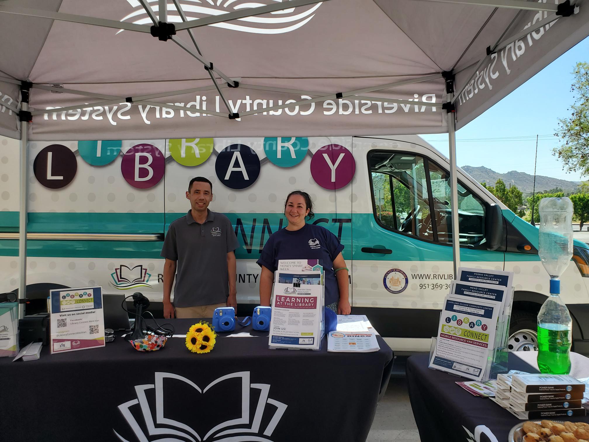 RCLS Staff with Mobile Resource Van